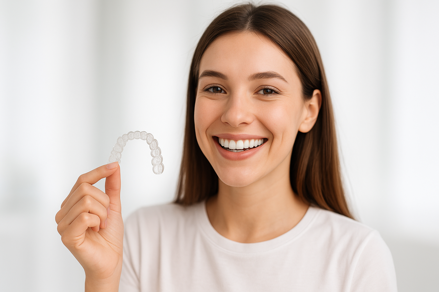 Invisalign clear aligner treatment