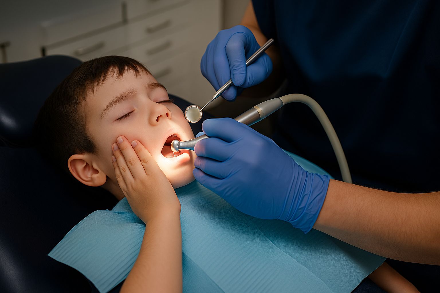 Emergency pediatric dental care for children